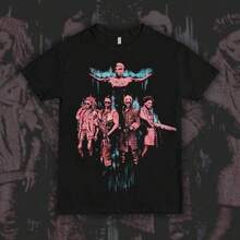 Grafik-T-Shirt von Chris & Sheva Game Group, Unisex, schwarze Baumwolle, lockere Passform, Y2K-Streetwear-Stil, Ostergeschenk zum Schulbeginn für Männer und Frauen - Schwarz - Übersicht 1