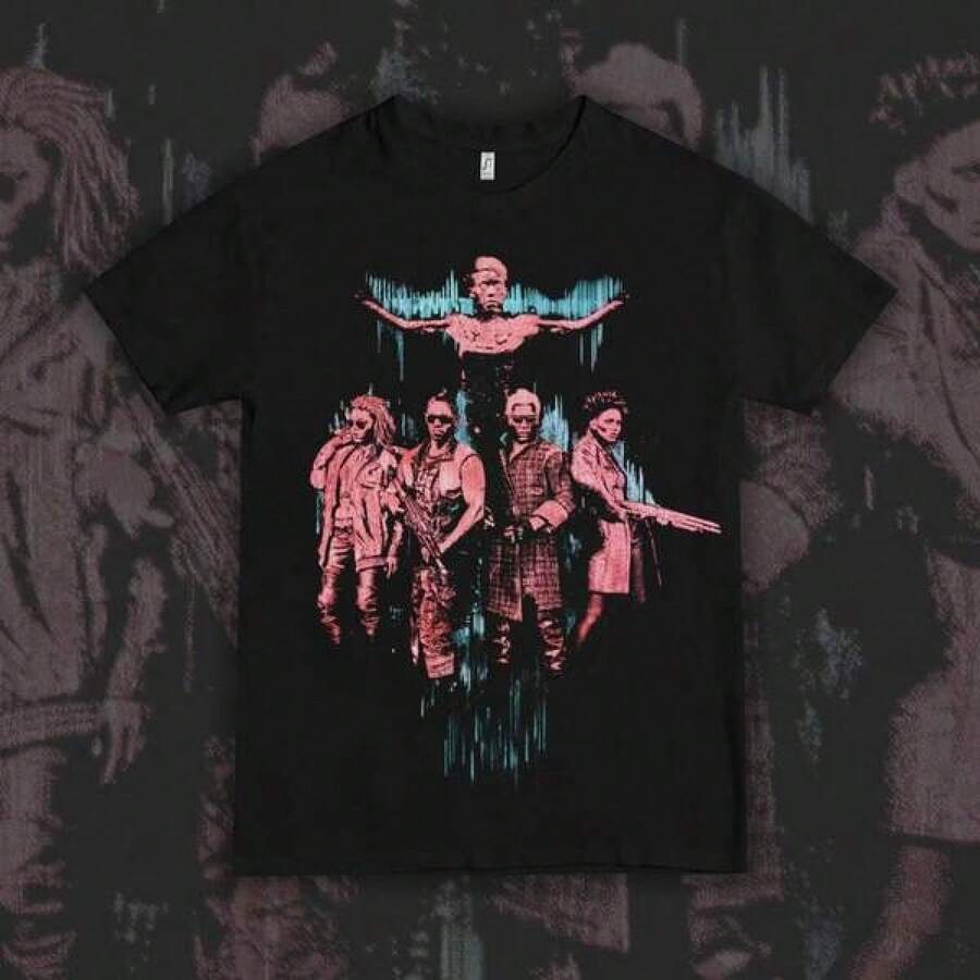 Grafik-T-Shirt von Chris & Sheva Game Group, Unisex, schwarze Baumwolle, lockere Passform, Y2K-Streetwear-Stil, Ostergeschenk zum Schulbeginn für Männer und Frauen - Schwarz - Übersicht 1