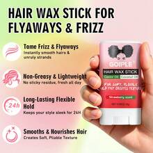 GOIPLE 6pcs Flyaway Tamer Hair Wax Stick & Edge Control Set – Slick Stick For Wigs, Natural Black Hair & All Hair Types, Extra Strong 24H Max Hold With Edge Laying – Mess-Free Flyaway & Baby Hair Tamer, Humidity Resistant Frizz Control, Non-Greasy No Flaking No Residue, Salon-Grade Styling With Biotin-Infused Nourishment, Cruelty-Free Clean Beauty-Inspired For Women & Men - Bộ 6 món / 1 quà tặng - Xem 4