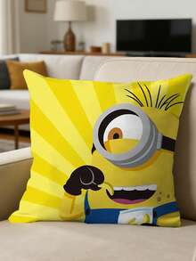 Bộ vỏ gối trang trí in hình các nhân vật Minions, gồm 4 thiết kế sống động với nền màu vàng rực rỡ và họa tiết nhóm/đơn lẻ ngộ nghĩnh. Được làm từ chất liệu mềm mại, mịn màng với hình in sống động, không phai màu, những chiếc vỏ gối này sẽ mang đến nét vui tươi, đáng yêu cho ghế sofa, giường ngủ hoặc không gian trang trí theo chủ đề, hoàn hảo cho những người hâm mộ các nhân vật biểu tượng này. - Nhiều kiểu dáng - Xem 11