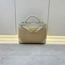 BV Bottega Small Andiamo Bolso de mujer tejido a mano de cuero genuinoBolsodebolso de manotipocuboconpatróntejidoparamujer,bolsodemarca,elegantebolsodemanoparaseñorabolsaderegaloexquisita,bolsodebolso de manodelujoparamujer,bolsocruzadodemodaparamujer,adecuadoparachicas,estudiantesnivel universitariodamasdeoficina,madresdemedianaedadparausodiario,comprasoficina,clase,reuniones,citas,actividadesalairelibretambiénunregaloidealparaBolso de mujer Andiamo con cadena nueva y hebilla de nudo metálico, bolso bandolera, bolso de mano de lujo ligero de alta gama, gran capacidad. - Burdeos - Ver 8