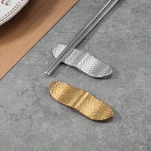 1件日式不鏽鋼筷子架套組，霧面/錘紋噴塗飾面，筷子收納架，餐具架，湯匙架，多功能餐具收納器，適用於湯匙、叉子和筷子，適合餐廳、酒店和家庭餐桌，創意可重複使用餐具配件 - 查看 8