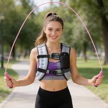LOVEWE 12 Lbs Weighted Vest For Men & Women - With Reflective Strips, Ideal For Workout, Strength Training & Running - Black - View 9
