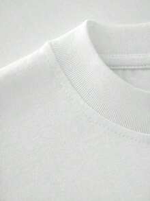 Camiseta minimalista moderna con estampado gráfico de cocodrilo de Florida, 1 pieza, estilo retro universitario, informal para mujer, 100% algodón, estilo streetwear (precio especial bajo para el Viernes Santo y Pascua). - Blanco - Ver 7