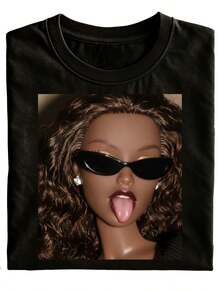 Women T-Shirts - Black - View 7