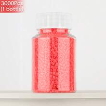 2.6mm Sundymot Fuse Beads, 3000PCS+ Red Series Individual Packaging, Bottle Contained Storage, Prevent Spilling, DIY Pendant Keychain, Jewelry Making Craft Supplies, Graduation, Back To School, Christmas, Party, Birthday Gift, Multi-Color 2.6mm Fuse Bead Refill Kit - 2.6mm Puzzle Beads - View 34