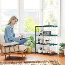 4-Tier Plant Stand, 105cm High, Flower Stand For Indoor And Outdoor Use, Steel Plant Rack, Dark Green. - 深綠色 - 查看 7