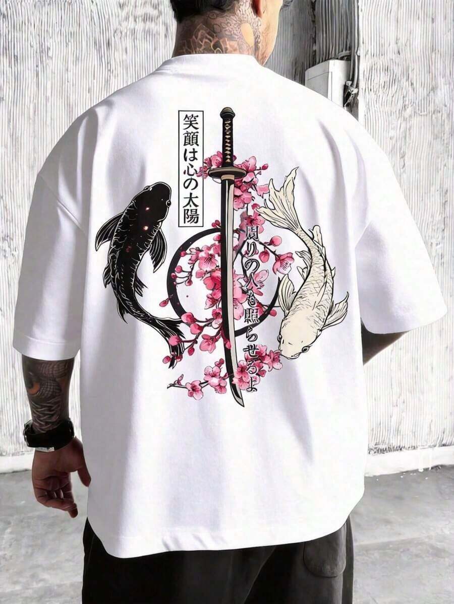 Summer Men's Crew Neck T-Shirts Gym Leisure Vacation High Quality Men's Shirts Fashion Prints Y2K Men's Clothing Festival Sweatshirt Men's Sets Men's Gifts Local Mexico - 白色 - 查看 1