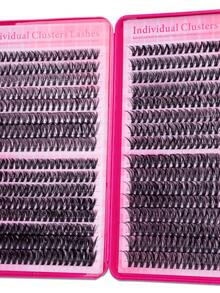 640pcs Eyelash Extension Kit, Suitable For Beginners, 30D 40D 50D Individual Lashes Set Includes Lash Glue, Sealant, Lash Tweezers, For DIY Use At Home, Eyelash Personal Care Set - Black - View 5