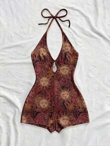 Nuevo mono mini con tirantes de punto multicolor a rayas, sin espalda, adecuado para otoño/invierno, Halloween, Año Nuevo, carnaval, fiesta, cita, té de la tarde, playa, como capa o prenda exterior - Multicolor 5 - Ver 3