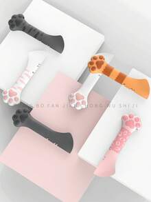 Multi-Function Cat Paw Can Opener, Reusable Seal Cover, Pet Feeding Spoon, Mixing Spoon, Daily Pet Feeding Supplies - One Size Fits All - View 6