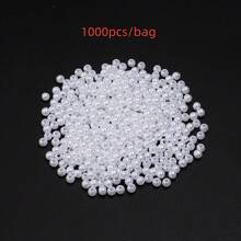10-1000颗/包 ABS材质穿孔仿珍珠，高光泽不掉色圆形仿珍珠，浪漫优雅手链项链制作珠子，DIY珠宝制作材料 - 仿珍珠 - 查看 9