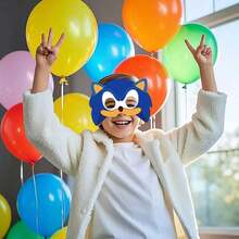 Mặt nạ hoạt hình, mặt nạ giấy họa tiết anime, hình ảnh nhím anime dùng làm phụ kiện cosplay, trang trí tiệc lễ hội, tiệc sinh nhật. - Xem 3