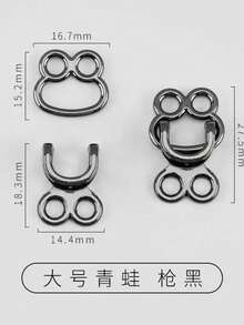 5 chiếc khuy bấm kim loại hợp kim chịu lực cao, kiểu móc cài, không cần may, thích hợp cho đồ thủ công, quần áo, túi xách, quần, váy, áo khoác, nhỏ gọn và kín đáo. - Nhiều kiểu dáng - Xem 15