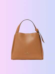 Kate Spade KS KNOTT Tote Handbag For Women Top-Handle Handbag Shoulder Handle Purses - Brown - View 1