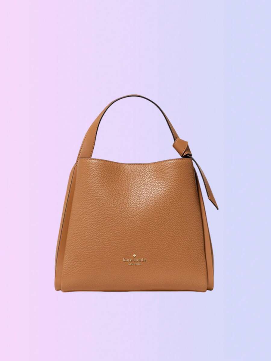 Kate Spade KS KNOTT Tote Handbag For Women Top-Handle Handbag Shoulder Handle Purses - Brown - View 1