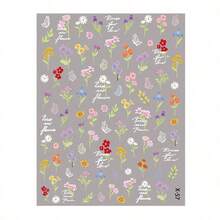 Cute Flower Series Camera Protective Film Apple Phone Lens Butterfly & Floral Stickers DIY Decorative Stickers Cartoon 3D Stickers For DIY Phone Case & Camera Mother's Day Gift - Multicolor - View 10