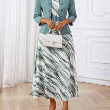 Lady Spring, Summer, Autumn And Winter Elegant Office Party New Year Ladies Dresses - Multicolor - Ver 8