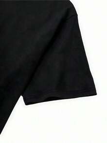 1 pieza de camiseta casual de regalo de Pascua con diseño de cangrejo, mangas cortas, perfecta para salidas, fiestas y viajes (pieza única, material: 100% algodón) 180g 100% algodón, los diseños están impresos. Unisexo. - Negro1 - Ver 9
