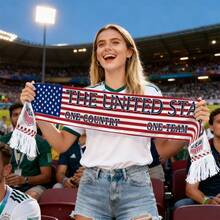 2026 World Cup Soccer Club Fan Scarves For USA, Canada And Mexico - England - View 2
