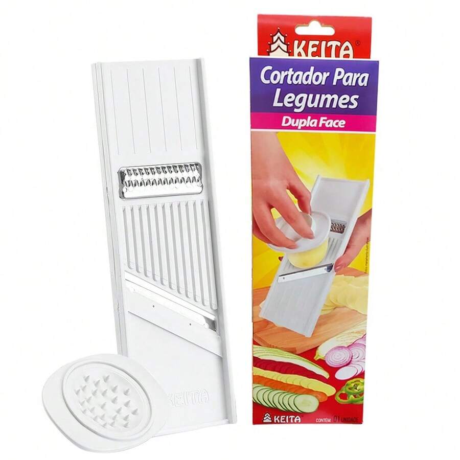 Cortador para legumes dupla face - Multicolorido - Visão 1