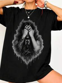 Women T-Shirts - Black - View 7