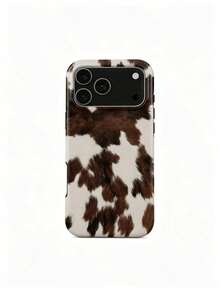 Celestial  Case |   Brown Cow Print Faux Fur Cover For  17 - 11 Pro Max |   High Quality |   Teenage Girl Gift,Suitable For IPhone 17 Air - White 1 - View 38