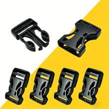 HSDOUBLE 2pcs/Pack 15mm-50mm Plastic Single-Side Adjustable Buckle, Heavy Duty Quick Release Buckle, For Backpack Belt Dog Collar Accessories - Plastic Buckle - View 3