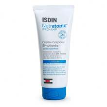 Isdin Nutratopic Pro-AMP Crema Hidratante 200 ml para Piel Atópica Calma Picor e Irritación Refuerza la Barrera Cutánea con Niacinamida y Ceramidas - Hyaluronic Acid - Ver 3