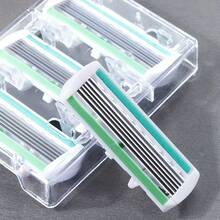 Ladies' Razor For A Sleek And Pleasant Shaving Experience - Made Of Stainless Steel With Six-Layer Blades, And A Non-Slip Grip, Comes With Extra Blades For Men'S Travel Shaver, Face Razor, Hair Removal, Shaver For Women - Multicolor - View 3