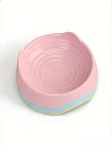 1pc Cat Ear Shaped Pet Bowl, Plastic Material Cat/Dog Food & Water Bowl, Assorted Sizes - 250ml - View 8