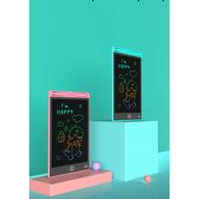 Erasable Drawing Board Handwriting Tablet Colorful One-Key Erase Doodle Painting Board Toy, Eye-Protection LCD Writing Tablet - Multicolor - View 6