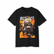 2026 nueva camiseta de algodón puro playeras de hombre playeras de mujer Burnice zzz Zenless Zone Zero Camiseta Burnice para fans Unisex Ultra Cotton T-Shirt regalo Camiseta de manga corta de algodón puroblusas para mujer playeras de mujer vestidos casuales para mujer y2k playeras deportivas para mujer verano camisetas ropa de mujer Fashion Perfect For Daily - Negro - Ver 1