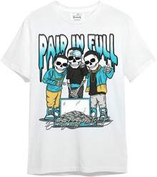 Dunkare Sneaker Match Graphic T-Shirt For Men And Women - Retro Gamma Blue 11s Streetwear | Unisex, Regular Fit, Vintage Style Y2K - 白色 - 所有人都已全額付款 - 查看 8