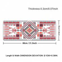 Vintage Red Pattern Gaming Mouse Pad Compatible For PC/Laptop/Desktop - Geometric Non-Slip Rubber Base Desk With -Slip,Computer Accessory For Office & Gaming - View 15