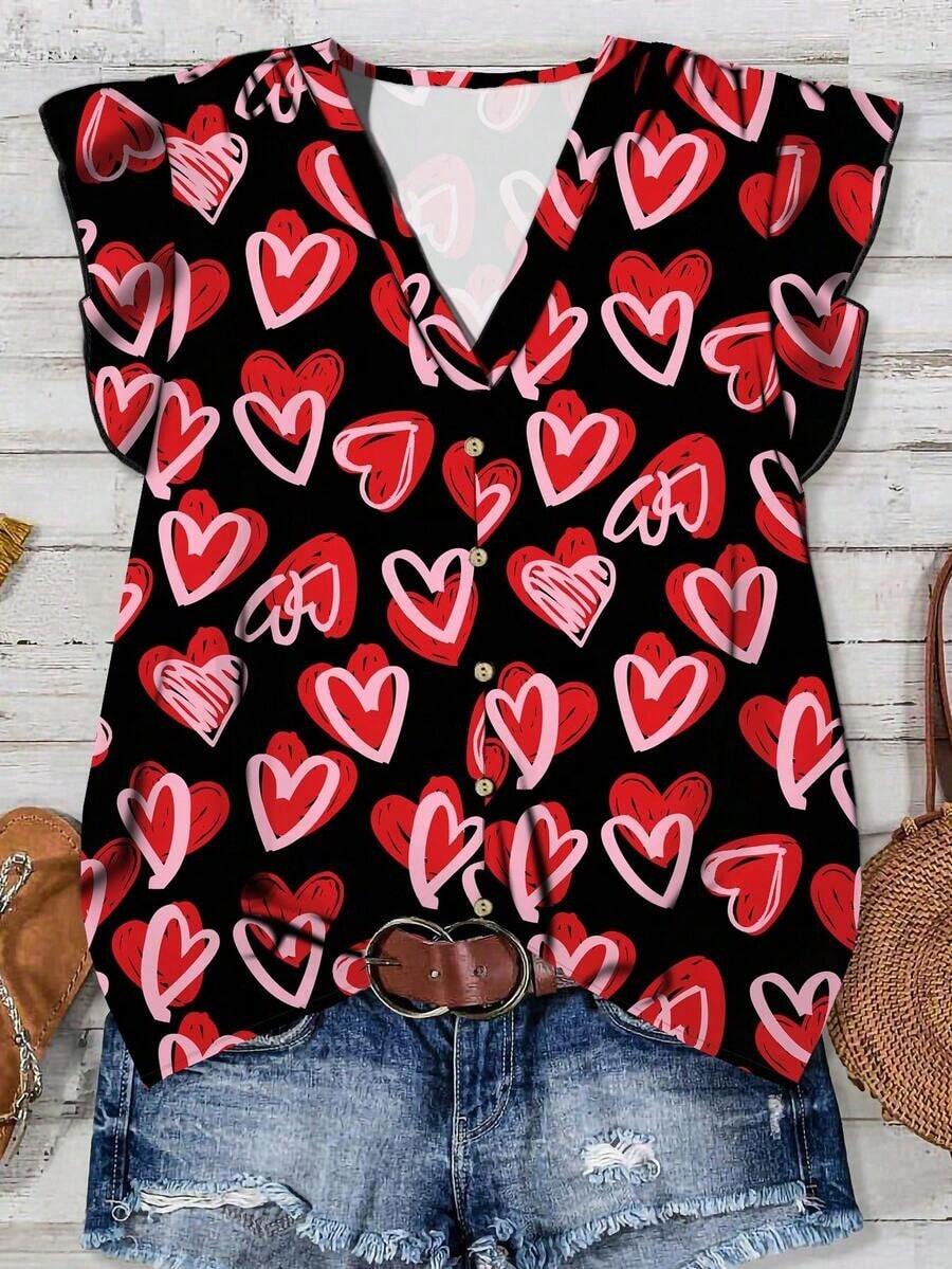 Camisa de mujer, conjuntos de verano para mujer, atuendos de vacaciones, blusas para salir, atuendos de concierto de country para mujer, blusas de verano lindas, atuendos para salir, atuendos de country para mujer, blusas para salir - Negro - Ver 1