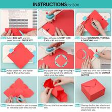 3-In-1 Punch Board For Envelopes, Gift Boxes, Bows And Gift Boxes, Different Sizes For Birthday Parties. Card Making And DIY Projects - A - View 3