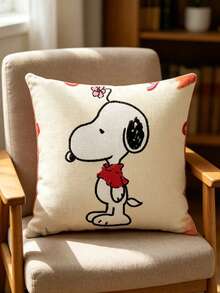SNOOPY 主題枕套與周邊抱枕，復古美式風格，適合臥室、沙發裝飾，亦可作為壁龕或宿舍裝飾，外觀極簡百搭 - 彩色 - 查看 10