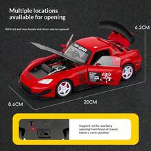 Maisto 1:22 Metal Diecast S2000 Car Model, Realistic Details With Steering Front Wheels, Children Toy Car, Halloween Gift For Boys - Multicolor - View 8
