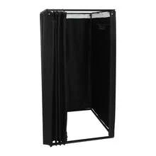 Portable Clothing Store Fitting Room, Clothing Store Fitting Room, Dressing Room Fitting Room - Black - View 4