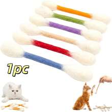 Đồ chơi cần câu tương tác 6 màu dành cho mèo, bền và dễ thương, giúp mèo con giảm bớt sự nhàm chán, vận động và giảm lo âu, món quà hoàn hảo cho mèo chơi một mình hoặc tương tác với chủ nhân. - Xem 9