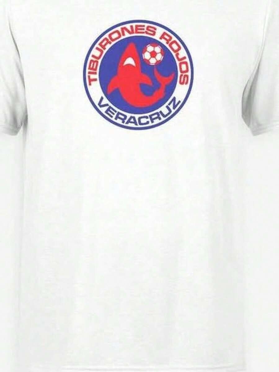 ¡Nuevo! Club Deportivo Tiburones Rojos De Veracruz Camiseta De Fútbol Liga MX. Camiseta Clásica de Algodón jpg220g - Unisex - La Camiseta que Siempre Necesitaste. Adecuada para todas las personas, ya sean mujeres o hombres. Tejido duradero de alta calidad, adecuado para todas las estaciones, suave al tacto pero diseñado para durar. Camisetas transpirables para mujer. en atuendo de otoño. S para woM. en vaC. Conjunto de ropa deportiva. S woM. con un disfraz de Halloween - Negro - Ver 1