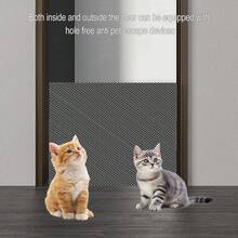 Retractable Pet Fence, Dog And Cat Railing, Anti-Jump Barrier, Suitable For Indoor And Outdoor Use, Easy To Install, Portable Partition. - Apricot - View 3
