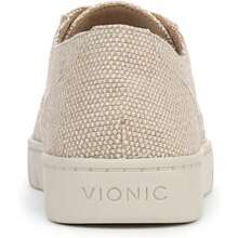 Vionic Callie Oxford Shoes - 10吋寬 + 天然亞麻帆布 - 查看 7