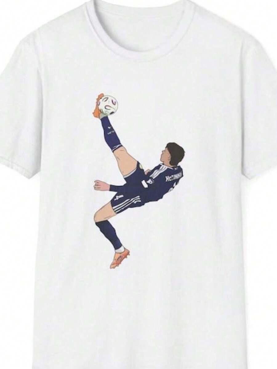 Camisa de manga corta con estampado de persones