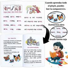 "My Garden" Sumber Belajar Membaca dan Pelafalan Bahasa Spanyol 112 Halaman, Buku Teks Membaca Bahasa Spanyol Montessori, Alat Pengajaran Efektif untuk Memupuk Kemampuan Belajar Mandiri Anak dan Meningkatkan Pemahaman Membaca - View 7