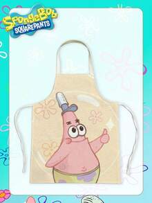 SpongeBob SquarePants 方裤厨房防污围裙 - 方裤卡通风格围裙。多种款式可选。防水、防油、防污印花设计。适用于厨房烹饪、烘焙。家用防滑防污罩衫。 - 多款 - 查看 15