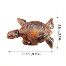 1pc Đồ trang trí thủ công bằng nhựa hình rùa biển Hawaii, Trang trí sân vườn & sân, Tượng rùa giả - Nhiều màu - Xem 7