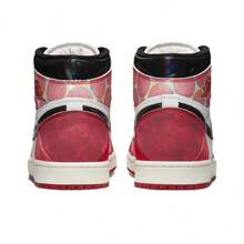 Nike Jordan Air Jordan 1 Retro High OG Spider-Man 2.0 Next Chapter Leather Basketball Shoes, Comfortable, Retro Style, Unisex, Red And Black. - DV1748-601 - 查看 4