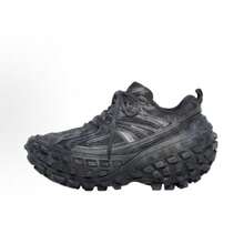 Balenciaga Defender Tire Shoes, Stylish Retro Distressed Low-Top Chunky Sneakers, Athletic Shoes, Casual Shoes, Unisex, Black. - màu đen - Xem 10